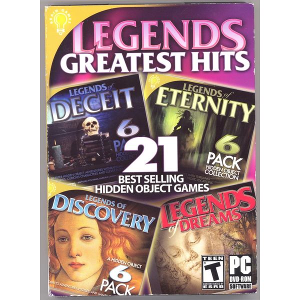 Legends Greatest Hits 21 Hidden Object Of Deceit Discovery Dreams and Eternity - PC Games