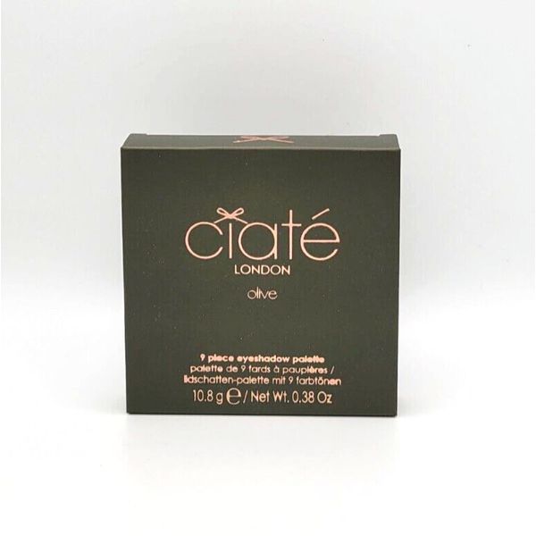 Ciate London Trend Edit Eyeshadow Palette in Olive 9 Piece New In Box