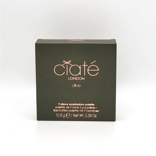 Ciate London Trend Edit Eyeshadow Palette in Olive 9 Piece New In Box