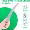 Pole Saw Blade, Steel Pole Saw Blade Replacement Silver Tree Pruner Pole Saw Rep