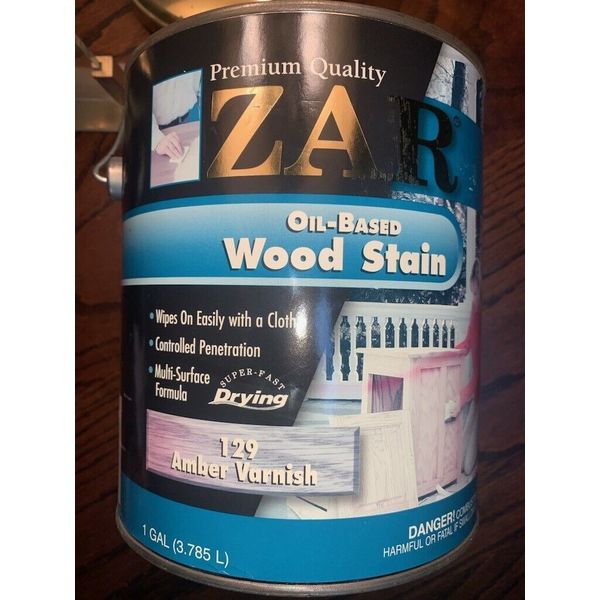 Zar Interior Stain 129 AMBER VARNISH  Gallon