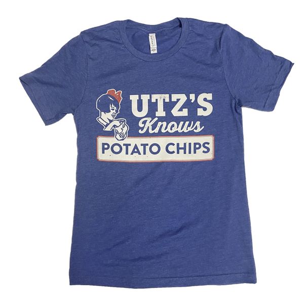 Utz's Knows Potato Chips (Heather Royal) / Shirt - Medium / Blue