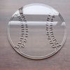 Baseball Router Template, Clear Acrylic Router Jig, Woodworking Template (11.75")