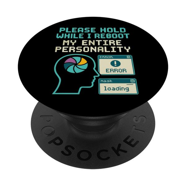 Neurodivergent Humor ADHD Meme Executive Dysfunction Rage PopSockets Adhesive PopGrip