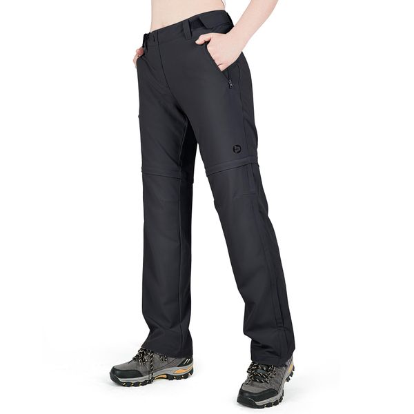 Outdoor Ventures Women's Convertible Pants, Quick Dry Hiking Zip-Off Pants, Stretch Lightweight Cargo Pants