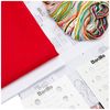 Bucilla Counted Cross Stitch Ornament Kit, 84293 Tiny Stocking , White