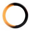 Custom Plugs Marble Orange & Black Silicone Ear Tunnel (20mm)