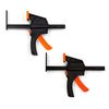WEN 36053C 6" Quick Release Track Saw Clamps (2 Pack), Black
