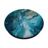 Blue Waves Beach Aesthetic Abstract Turquoise Blue & Teal PopSockets Standard PopGrip