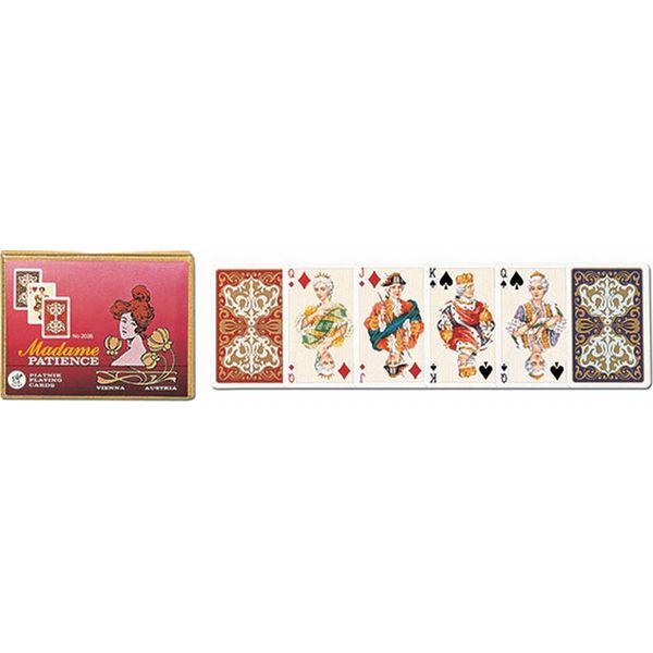 Piatnik Madame Patience (Solitaire) 2 Decks of 55 Non-Standard Cards by