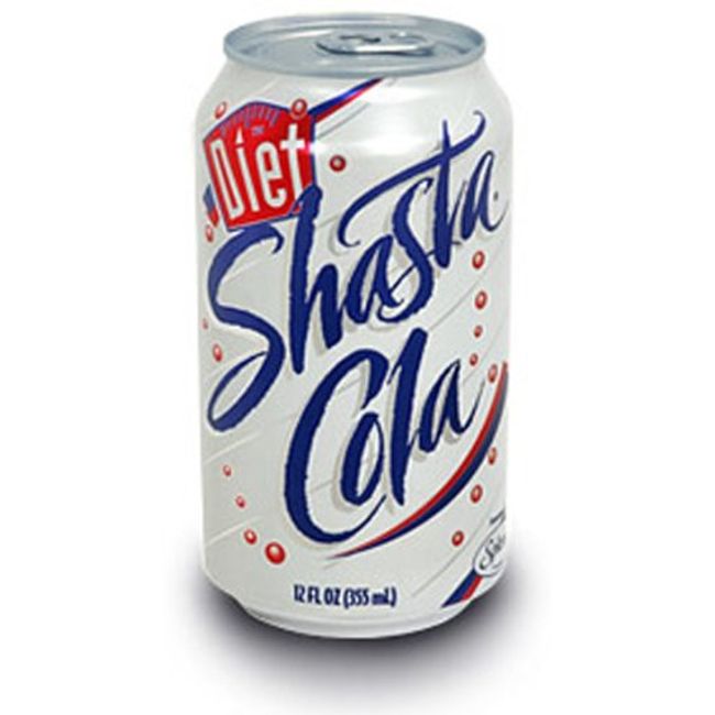 Shasta Soda Diet Cola, 12-Ounce Cans (Pack of 24)