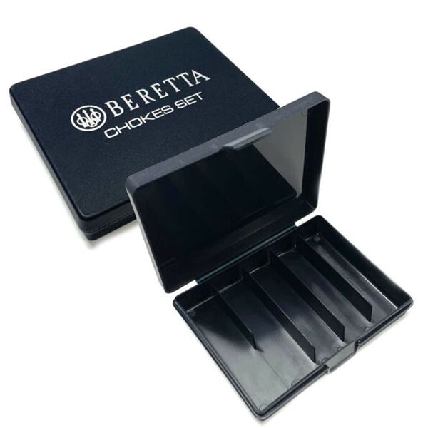 BERETTA Optima 5 Choke Tube Case - Black Plastic Box with 5 Compartments