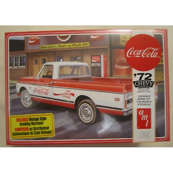 AMT 1:25 1972 Fleetside Pickup Truck w/ Coca-Cola Vending Machine  1231 Sealed