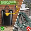 MUIEGUDO Hose storage boxes, garden hoses, bucket type holders