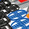 TEESE 282pcs Technic Beam Frame Brick Set Rotor Helicopter Minifigure Brick Separator, Compatible with Lego Technic Parts, Bulk Blocks for MOC Technic Projects (Random Color)