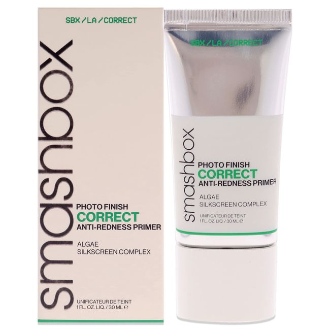 Smashbox Photo Finish Correct Anti-Redness Primer For Women 1 oz Primer, green