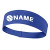 Softball Name Printed Moisture Wicking Headbands - Royal