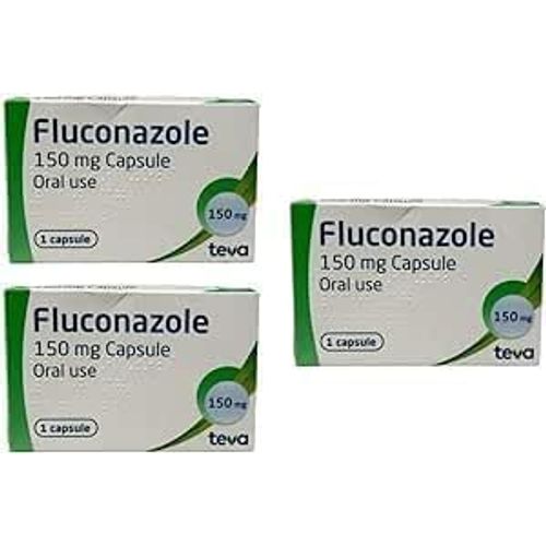 Oral Tablet Cap Single Dose Treatment Thrush 150mg x3 Pack (Brand May Vary)