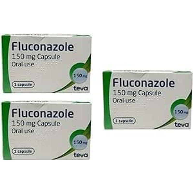 Oral Tablet Cap Single Dose Treatment Thrush 150mg x3 Pack (Brand May Vary)