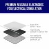 40x Square Electrode Pads Replacement Unit 7000 3000 2x2 Muscle Stimulator BULK