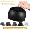 COHEALI Hat Support Hat Display Tool Keep Hat Shape Baseball Cap Holder Hat Stretcher for Fitted Hat Screen Inflatable Hat Storage Rack Hat Dome Stand PVC Black