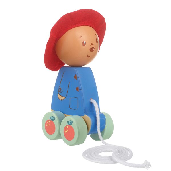 Paddington Bear Toy - Paddington Pull Along Toy, Wooden Toys - Early Development & Activity Toys for Girls and Boys, Toddler Toys - Official Licensed Paddington Bear Gifts by Orange Tree Toys