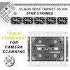 High Res 35 mm Lens Sharpness Checker Focus Test Chart for Camera Scanning  5F