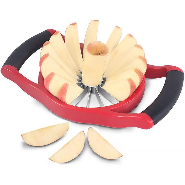 Newness Apple Corer, 16-Slice Large Durable Heavy Duty Corer, Cutter, Divider, W