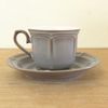 Coffee Cup & Saucer Rafine Storm Grey Cafe Dinnerware Commercial