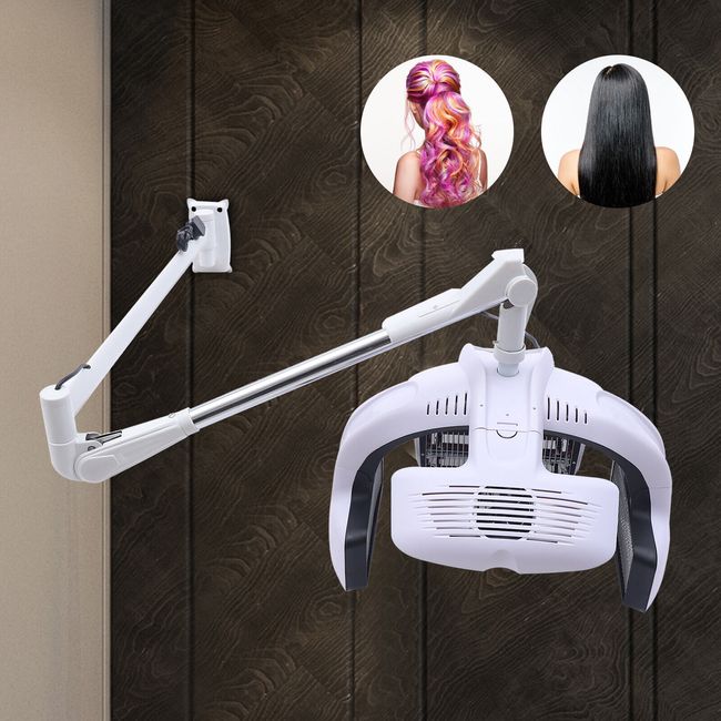 Professional Hair Dryer Wall Mounted Infrared Hair Color Processor 110v 1250w