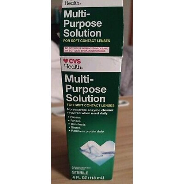 CVS Health Multi-Purpose Contact Lenses Solution 4 FL Oz EXP 01/2025