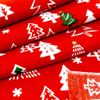 Hamamonyo Tenugui Towel, Tree Tree, Christmas, Red
