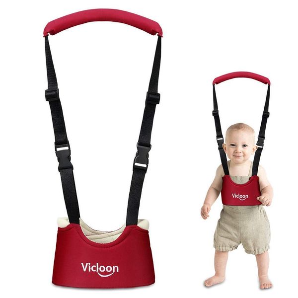 Vicloon Hand-held Baby Walker Toddler Walking Assistant Helper Kid Safe Walking Protective Belt Child Harnesses Learning Assistant Belt