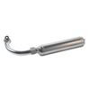 Silver Exhaust Muffler Pipe + Gasket Kit for 2 Stroke 49cc 60cc 66cc 80cc Engine