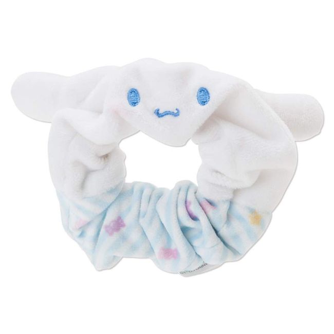 Sanrio 983764 Cinnamoroll Mascot Scrunchy, 4.3 x 4.3 x 1.2 inches (11 x 11 x 3 cm)