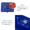 ENN LLC Mini Handheld Safe with Key for Home Use (Blue)