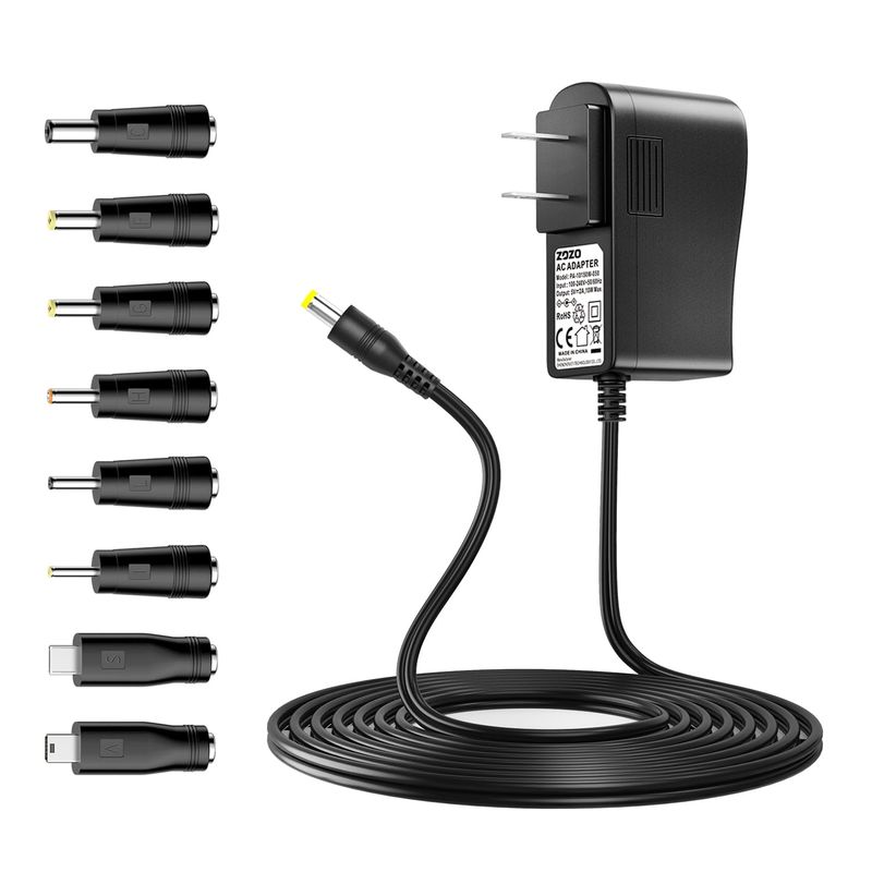 ZOZO 10W 5V 2A AC/DC Adapter Replacement 5Volt 2Amp Power Adapter Cord ...