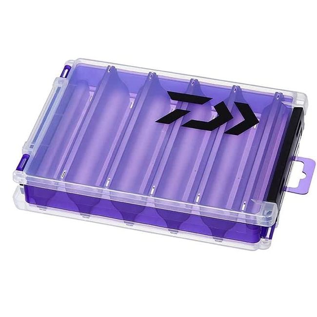 Daiwa RC120 Reversible Case, 4.9 x 7.9 x 1.4 inches (126 x 200 x 36 mm), Purple 03500543