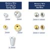 Beadalon 72-Piece Memory Wire End Cap, Variety Pack