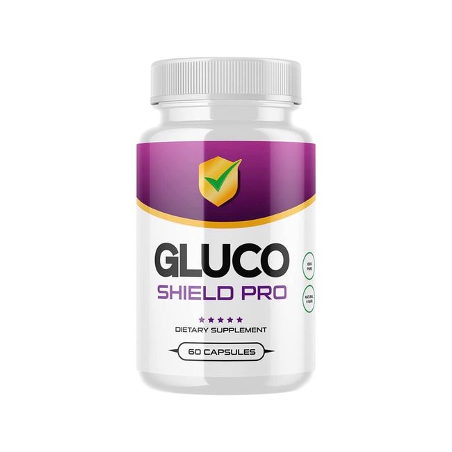 Gluco Shield Pro Supplement Supports Blood Sugar, Glucose, Metabolism- 60