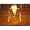 Engraved Acrylic Single Cone Ice Cream Cone Holder