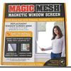 Magic Mesh Magnetic Screen Fiberglass Replacement Window~Custom Fit Most Window