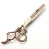 6 Inch Hair Cutting Scissors Set, Hair Scissors, Thinning Scissors, Rose Gold 440c