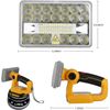 LED Work light For Dewalt 20V Battery Outdoor Cordless LED Flashlight 18W 2000LM