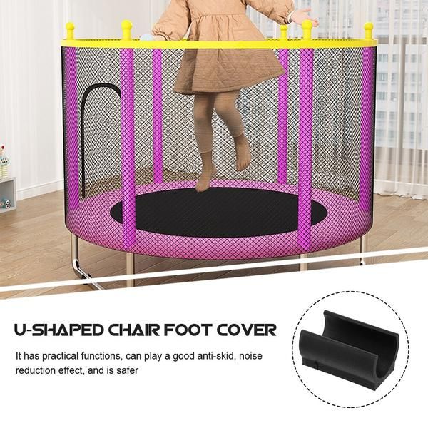 Mat without jumping mat table leg protector chair foot desk protective cover cap trampoline