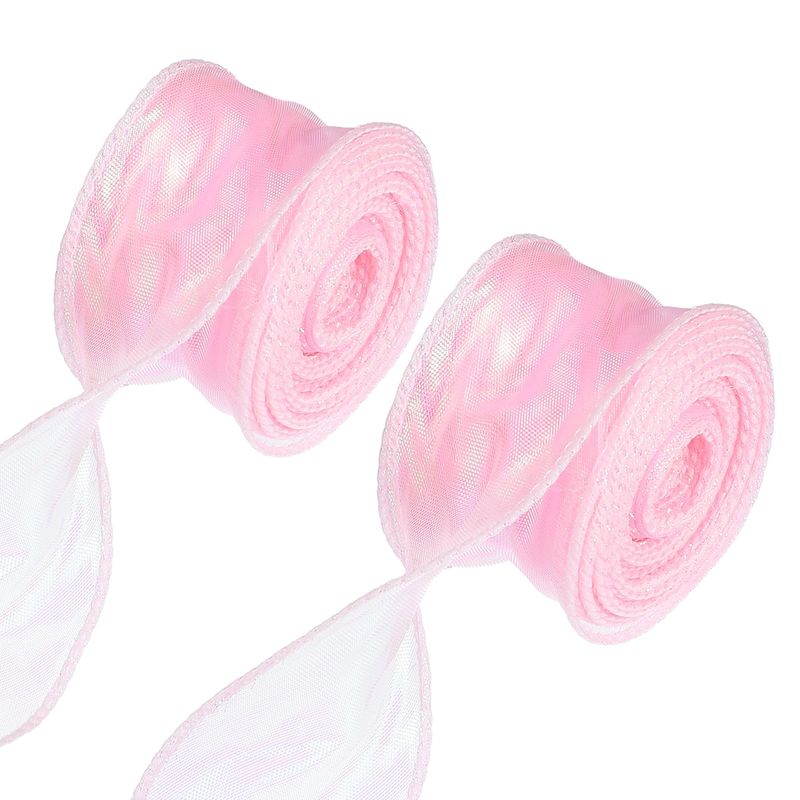 Rainbow Iriserende Glanzend Organza Lint