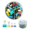 FZGUSYAF Foldback Clips 15/19/25mm Assorted Colours Paper Clamps Binder - 82 Pack