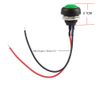RUNCCI-YUN 7pcs 12mm Waterproof Momentary Push Button Switch, Mini Push Button Horn Switch, round push button switch, push button switch 12v,momentary power switch, with Pre-soldered Wires