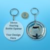 Blood Type O Positive 58mm Keyring Bottle Opener