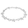 jewellerybox Sterling Silver Open Heart & Star Bracelet